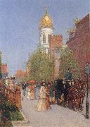 Childe Hassam A Spring Morning oil on canvas